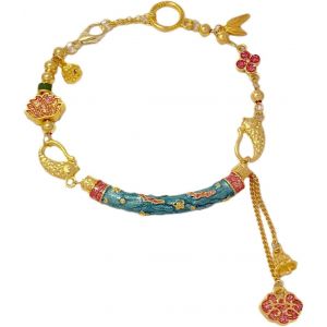 Eryi-Bracelet Pour Femme Trèfle À Quatre Feuilles Bracelets En Argent Sterling 925,Bracelet Acier Inoxydable Apportez Chance Et Espoir Pour Femmes Filles - Neuf