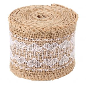 Hjlian Lot De 10 Rouleaux De Dentelle En Lin Elegant Pour Noel, Mariage, Bricolage, Accessoires Artisanaux, Type 1 - Neuf