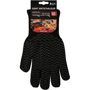 Gant antichaleur,Gant de Protection Anti-Chaleur-Ambidextre-Antid&eacute;rapant-Taille 10-Protection Contre la Chaleur jusqu'&agrave; 250&deg;C-Ne Pas Mettre en Contact Direct avec Une Flamme - Neuf