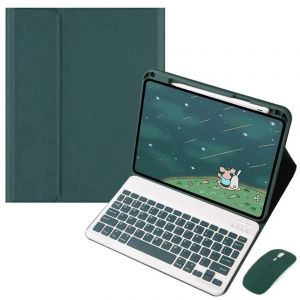 &Eacute;tui Avec Clavier Et Souris Pour Huawei Matepad 11.5 Pouces 2025 Txz-W09 Housse De Clavier Pour Huawei Matepad 11.5 Pouces 2025 Funda.Green Key Case M. - Neuf