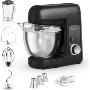 Bake Partner, Robot Pâtissier, 1100 W, Performances Durables, Kit D'Accessoires Bakegood, Mouvement Planétaire Qa522810, Noir Glama - Neuf