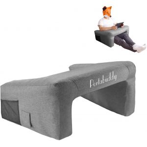 Table Gonflable Pour Ordinateur Portable - Pour Canap&eacute; De Jeu - Table Portable R&eacute;glable En Hauteur Avec Repose-Bras Et Housse Lavable - Accessoires Ps5 - Table De Canap&eacute; Pour Ordinateur - Neuf