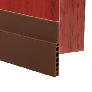 Joint d'&eacute;tanch&eacute;it&eacute; de porte pour bloquer les courants d'air et insonoriser, 1 m, en caoutchouc silicone - Neuf