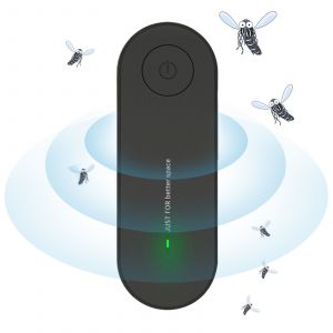 HJLIAN Repulsif antiparasitaire a ultrasons, repulsif electronique a brancher, lutte antiparasitaire interieure pour insectes, cafards, moustiques, souris, insectes et araignees - Neuf