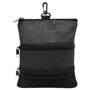 Sac De Golf Sac De Rangement (Noir), Les Hommes Et Les Femmes, Fermeture À Glissière, De Golf Pochette De Rangement De Sac À Main, Avec Des Engins Clip Crochet, Peut Être Connecté À La Sac, Léger Et - Neuf
