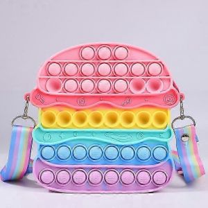 Pop bag Push It Sac à main jouets pour filles,sac à bandoulière pour fournitures scolaires pour enfants,sac à bandoulière sac à main pour femme,jeu sensoriel de marionnette pour l'autisme soulager - Neuf