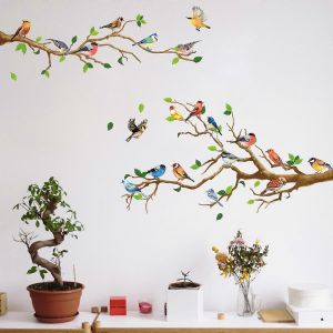 Stickers Muraux Arbres Stickers Muraux Animaux Jungle Stickers D&eacute;co Amovibles Chambre D'enfant B&eacute;b&eacute; Living - Neuf