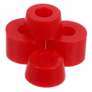 D'absorption De Choc Des Coussins D'pack De 4 Pour La Planche &Agrave; Roulettes Bagues En Pu Rouge De Planche &Agrave; Roulettes De Rembourrage Scooters Accessoires - Neuf