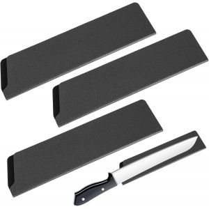 Oayew-Prot&egrave;ge-Couteaux Lot De 3, 22 X 5 X 0,5 Cm, Pour Couteaux De Chef Jusqu'&agrave; 22 Cm De Longueur De Lame - Neuf