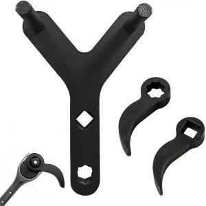 Mevronisshop-Levier Bras De Suspension, Solide Et Durable, Peut Supporter 3500n, Avec Levier Carr&eacute; 1/2 + Levier Fleur De Prunier 1/2, Adapt&eacute; &Agrave; Une Extension D'entra&icirc;nement De 1/2 Pouce (Noir) - Neuf
