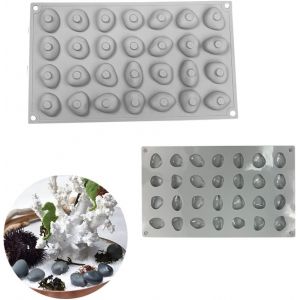 Kalanka-Moules À Gâteaux En Mousse Française En Silicone, Ustensiles De Cuisson 3d Bricolage Moule À Bougie Au Savon Au Chocolat, 28 Trous Pavé-Kalanka - Neuf