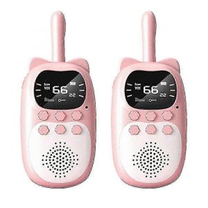 Talkies-Walkies Pour Enfants, Jouets Portables Pour Enfants, Cadeaux Pour Enfants, Jouets Pour Garçons Et Filles, Pour Jeux D'aventure En Intérieur Et En Extérieur-Rose - Rose - Neuf