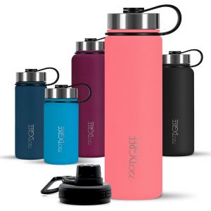 Bouteille Isotherme ""Nolimit"" - 410ml, 530ml, 710ml, 950ml, 1200ml | Gourde En Acier Inoxydable D'eau, Th&eacute;, Caf&eacute;, Jus, Boisson Chaud Ou Froid | Premium De Isol&eacute;e Sous Vide +Sport-Couvercle - Neuf