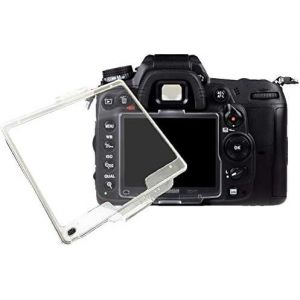 Lot de 2 coques de protection d'écran LCD pour appareil photo Nikon D90 SLR Transparent ABS Remplace BM-10 - Neuf