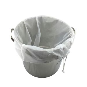 Lot De 2 Sacs De Brassage Réutilisables En Maille Fine De 250 Microns Pour Cidre De Fruits, Pomme, Raisin, Vin, Presse À Cordon De Serrage (Lot De 2 - 16 × 11/18 × 16) - Neuf