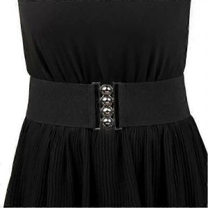 Femmes &eacute;lastique Cinch Belt 3 ""Large Mode Stretch Ceinture Bande Fermoir Boucle Nouveau Extensible R&eacute;tro Large Taille Cinch Ceinture Ceinture Ceinture - Neuf