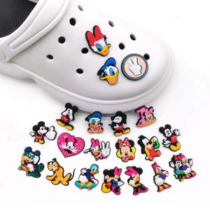 Kit D'accessoires Pour Chaussures Mickey Et Minnie Crocs, 20 Pi&egrave;ces. Boucle D&eacute;corative Florale. - Neuf