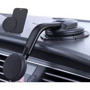 Tianyi-Support De Téléphone Portable Magnétique De Voiture [Aimants Puissants Et Ventouses De Type Militaire] Support Universel De Téléphone De Voiture Pour Pare-Brise Et Tableau De Bord - Neuf