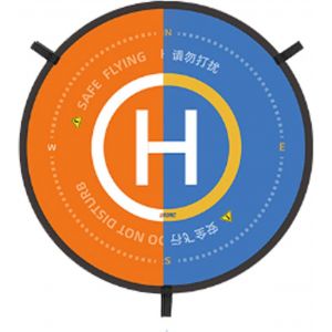 Pav&eacute; &Agrave; Atterrissage De Drone Rapide Pliable,Pauvre &Agrave; La Pluie &Agrave; Double Face Oxford Tissu R&eacute;fl&eacute;chissant La Rampe De Lancement De Drone,H&eacute;liport De D&eacute;collage Rond Pour H&eacute;licopt&egrave;re (55cm) - Neuf