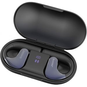 KALANKA-&Eacute;couteurs intra-auriculaires sans fil Bluetooth 5.3 avec microphone, appels clairs, lecture de musique, charge rapide, &eacute;tanch&eacute;it&eacute; IXP4, l&eacute;gers, &eacute;couteurs de sport avec crochets d'oreille, 60 - Neuf