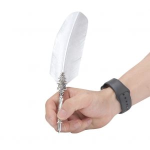 Stylo plume classique vintage, plume d'oie, stylo signature, ensemble de papeterie, cadeau (n¡ã 3) - Neuf