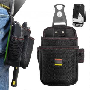 Sacoche a outils avec clip ceinture. Ceinture porte-outils multifonctionnelle etanche pour la construction, la renovation, la toiture et la peinture. - Neuf