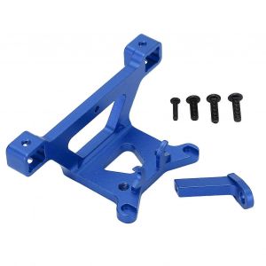Support avant de voiture RC Support avant de remplacement en aluminium pour Traxxas e Revo VXL pour Slash4WD pour Summit 1/16 RC Cars Bleu - Neuf