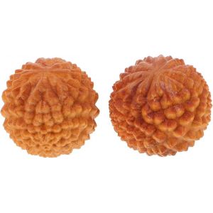 Lot De 2 Boules De Massage - Mini Boules De Massage - Outils De Massage En Durian - En Bois - Semelle Des Pieds - Handball - Pour Les, Le Hockey Sur Glace - Neuf