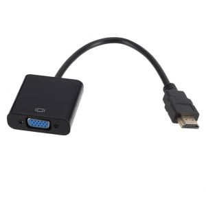 Noir - Adaptateur HDMI vers VGA HD 1080P, convertisseur numérique vers analogique, pour Xbox, PS4, PC, portable, boîtier TV vers écran de projecteur - Neuf
