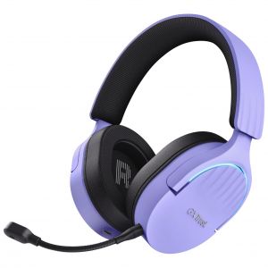 Trust Gaming Gxt 491p Fayzo Casque Gaming Sans Fil Bluetooth + 2.4 Ghz, Son 7.1, Batterie 22h, Casque Gamer Rgb Pc Ps5 Ps4 Switch - Neuf