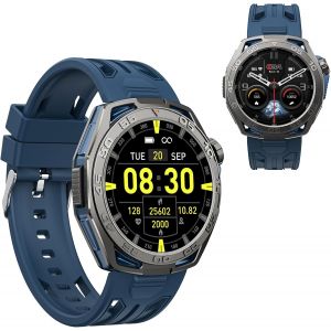 Asfasfq-Oba Montre Connectée Omoled Tracker, Appels, Bluetooth,100+ Mode Sport Santé Fitness Tracker, Chronomètre Pour Android Ios Watch S2 Unique Avec Puce Sf (Bleu) - Neuf