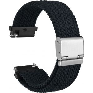 Tress&eacute; Bracelet Montre En Nylon Pour Homme Et Femme, Boucle R&eacute;glable, D&eacute;gagement Rapide, Sangles Sport Tiss&eacute;es, 18mm 19mm 20mm 21mm 22mm - Neuf