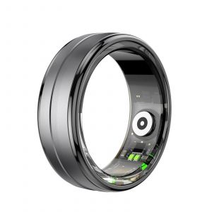 Bague Connect&eacute;e Or Suivi Sant&eacute; Sport &Eacute;tanche Autonomie Longue Bluetooth 5.0 Noir YONIS - Neuf