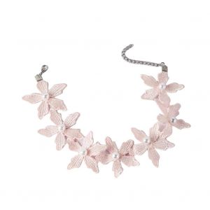 Femmes Belle Simple Faux Perle Fleur Ornements (Collier De Fleurs) - Neuf