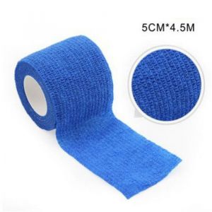 Lot De 15 Rouleaux De Bandages Extensibles Auto-Adhésifs (Bleus), Bande Adhésive De 5 Cm Pour Poignets, Chevilles, Gonflements, Entorses - Neuf