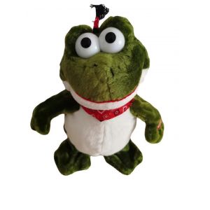 Jouet en peluche électrique poulet dansant fou canard grenouille drôle poupée chantante tenant le cou poulet hurlant-C - Neuf