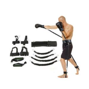 Combinaison De Bandes De R&eacute;sistance Bounce Trainer - Bandes De Tension R&eacute;glables En Latex Pour L'entra&icirc;nement De Force, D'agilit&eacute; Et De Performance - Neuf