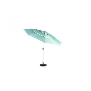 Parasol Extérieur Rectangulaire Double Face De 4,5 M Avec Manivelle (Vert Clair) (Sans Pied). - Neuf
