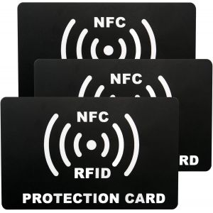 SHIBA-3 Pièces Carte Anti RFID,RFID Protection Carte,Etui Carte bancaire Anti piratage,Protection Carte Bleue Anti piratage,pour C[9 - Neuf