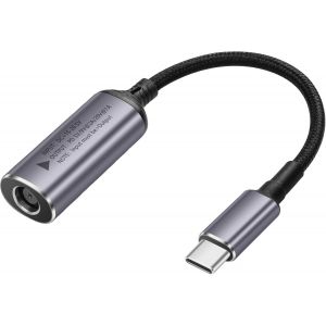 THEF-PD DC7450 Câble de charge 140 W DC7450 vers USB C 7,4 mm x 5 mm femelle (7,4 x 0,6 mm) entrée vers type C mâle avec puce d'identification automatique PD, pour téléphones, tablettes, - Neuf