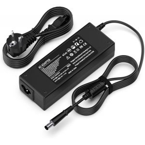 90W Chargeur Ordinateur Portable Compatible avec HP Pavilion DV6 DV7 DV3 DV4 DV5 G6 G7 G60 S&eacute;rie Elitebook 810 820 840 850 G1 G2 Probook 430 440 450 G1 G2 Compaq Presario CQ56 Adaptateur - Neuf