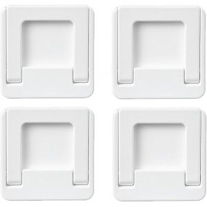 Bloque Porte Coulissante,4 Pi&egrave;ce Bloc Porte Securite Bebe,Serrure De Porte Coulissante Pour B&eacute;b&eacute; Avec Patin Adh&eacute;sif,Peut &Ecirc;tre Utilis&eacute; Comme Poign&eacute;e De Tiroir,Poign&eacute;e De Couvercle De Toilette - Neuf