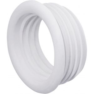 Kalanka-Lot De 2 Manchons En Caoutchouc Blanc 50 X 40 Mm Pour Tuyau De Vidange, Raccord En Caoutchouc, Adaptateur De Tuyau, R&eacute;ducteur En Caoutchouc - Neuf