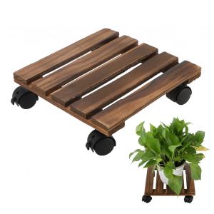 HJLIAN Presentoir a plantes d'interieur, etagere de salon, etagere a fleurs autoportante avec roue de rangee pour support de fleurs de jardin, bonsai - Neuf