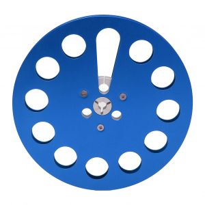 Bobine receptrice universelle 1/4 7 pouces, 11 trous, resistance au vent, bobine de bande vide pour enregistrement, bleu - Neuf