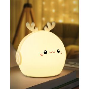 Veilleuse Pour Enfants, Jolie Lueur Douce Qui Prot&egrave;ge Les Yeux, Lampe De Nuit Avec Minuterie De 30 Minutes, Veilleuse Rechargeable Pour Enfants, Femmes, Filles, Tout-Petits, Chambre &Agrave; Coucher, - Neuf