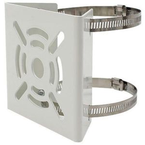 Support de montage vertical pour caméra de vidéosurveillance avec construction en alliage durable et boucles pour une installation sécurisée de la caméra - Neuf