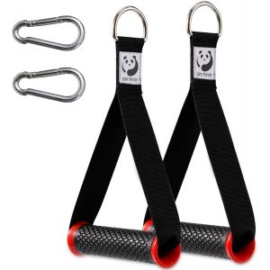 2 Pcs De Poignées De Résistance Poignée De Tirage Musculation Accessoire Pour Machine Smith Bande De Résistance Multi Station.[K1385] - Neuf