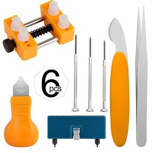 Kit Remplacement Pile Montre, Ouvre-Bo&icirc;tier Montre, Support Bo&icirc;tier Et Pince &Agrave; &Eacute;piler Pour Ouverture Par Rotation Du Couvercle, Plage D'ouverture 15-60 Mm, Support Adapt&eacute; Jusqu'&agrave; 50 Mm, 0.1 Kg - Neuf