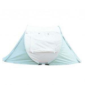 Tente De Camping 4 Personnes Facile A Monter, Resistante Aux Ultraviolets Et A La Protection Solaire, Ideale Pour La Randonnee, Les Voyages Et La Peche, Verte - Neuf